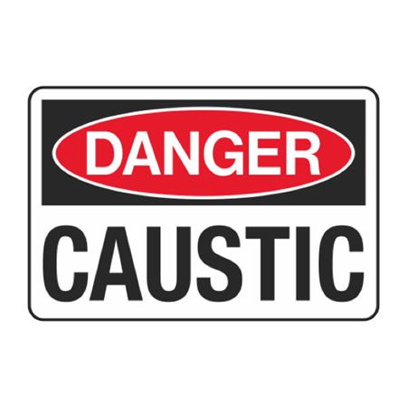 Danger Caustic Decal